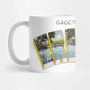 Greetings from Erie Pennsylvania Mug